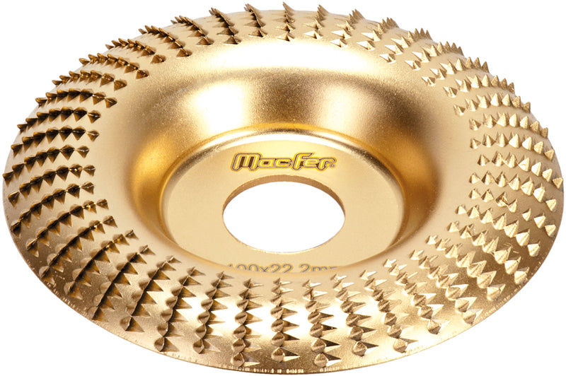 Macfer (DDM-C) Curved Wood Carving Disc