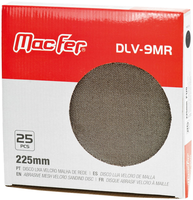 Disco lixa velcro malha de rede (DLV-9MR)
