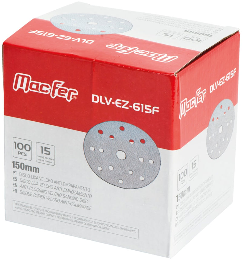 Disco lixa velcro anti-empapamento (DLV-EZ-615F)