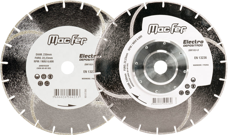 Disco diamantado Macfer (Electrodepositado SM103-S)