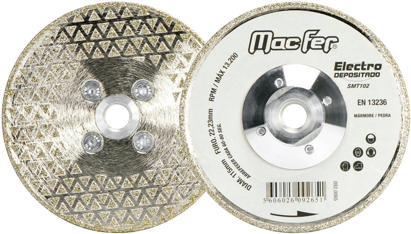 Disco de diamante Macfer (Electrodepositado SMT102)
