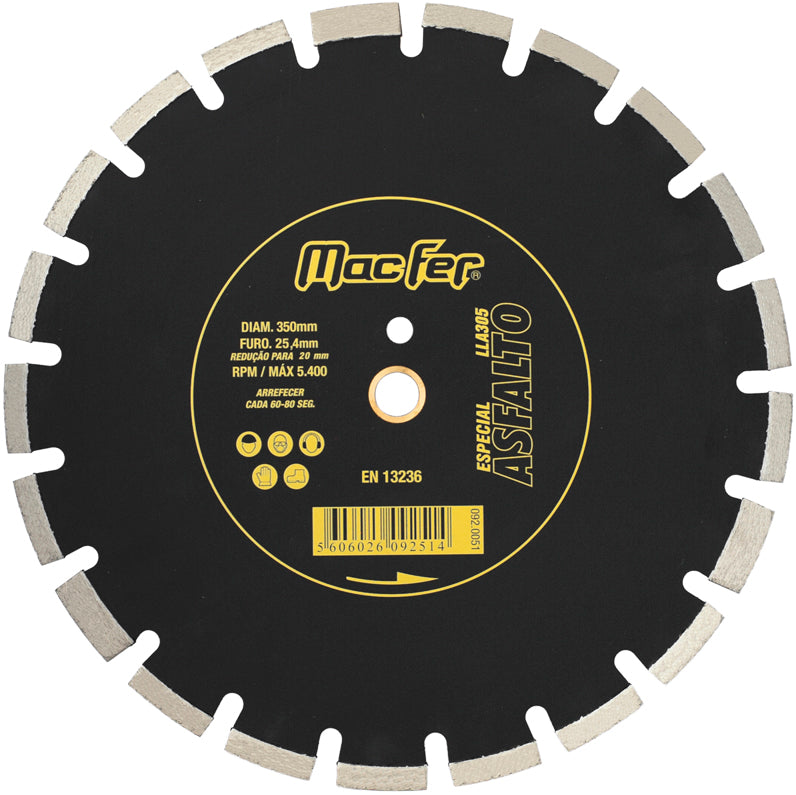 Macfer (Especial Asfalto Laser LLA305) Diamond Disc