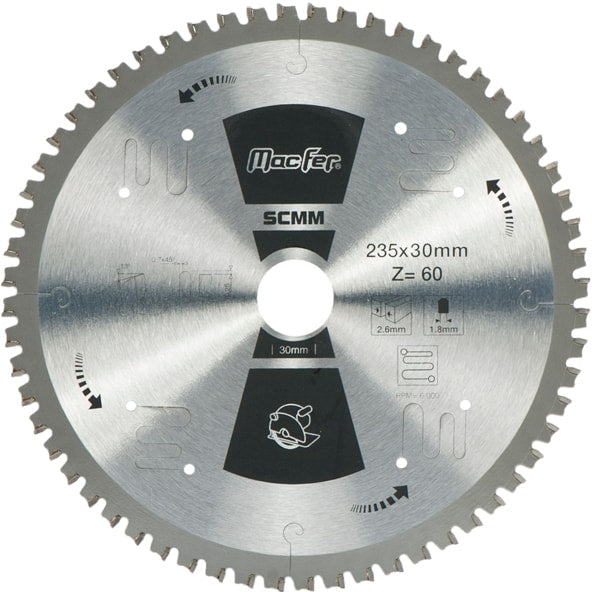 Disco serra circular multimaterial (SCMM)