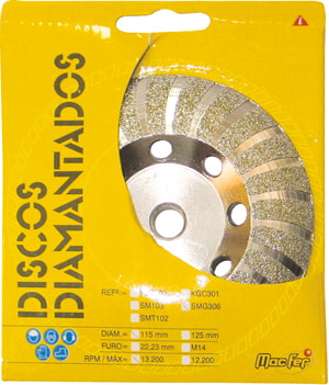 Convex Electrodeposited Diamond Grinding Wheel (SMG306)