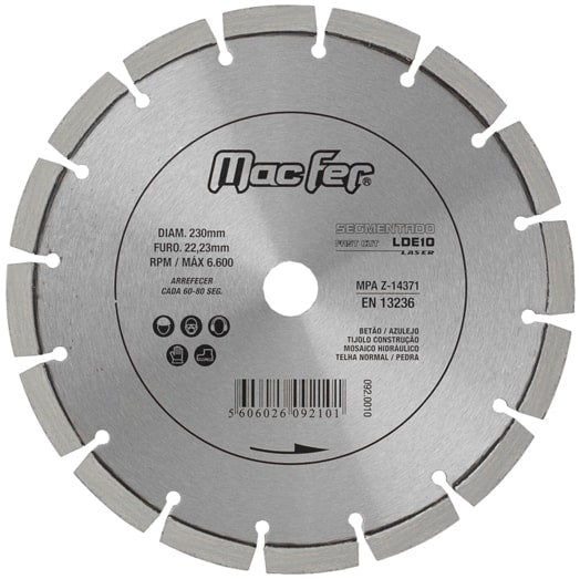 Diamond Disc (Segmentado Laser LDE10)