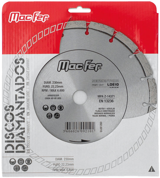 Macfer (Segmentado Laser LDE10) Diamond Disc