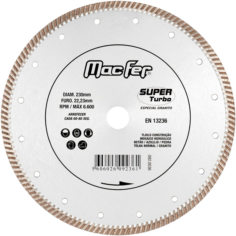 Disco Diamantado Macfer (Super Turbo)