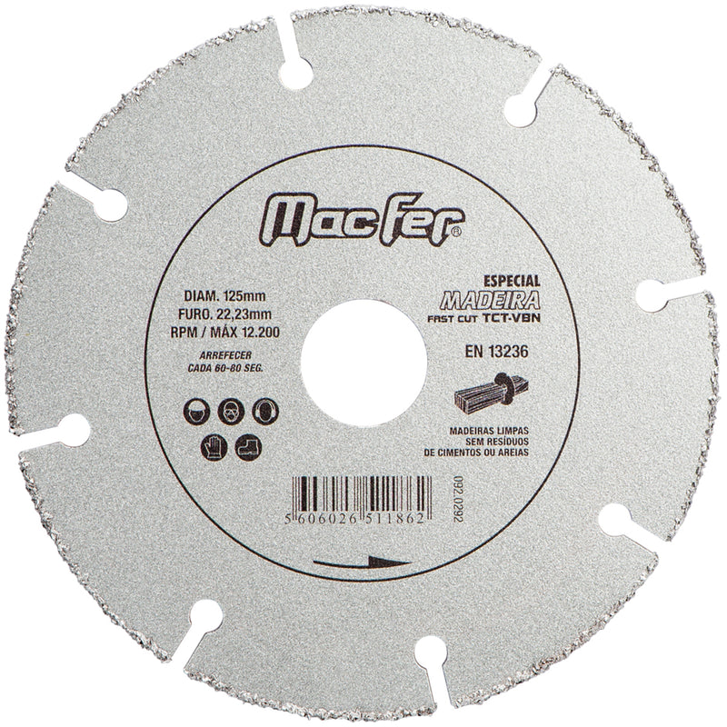 Macfer (TCT-VBN) Diamond Disc for Wood