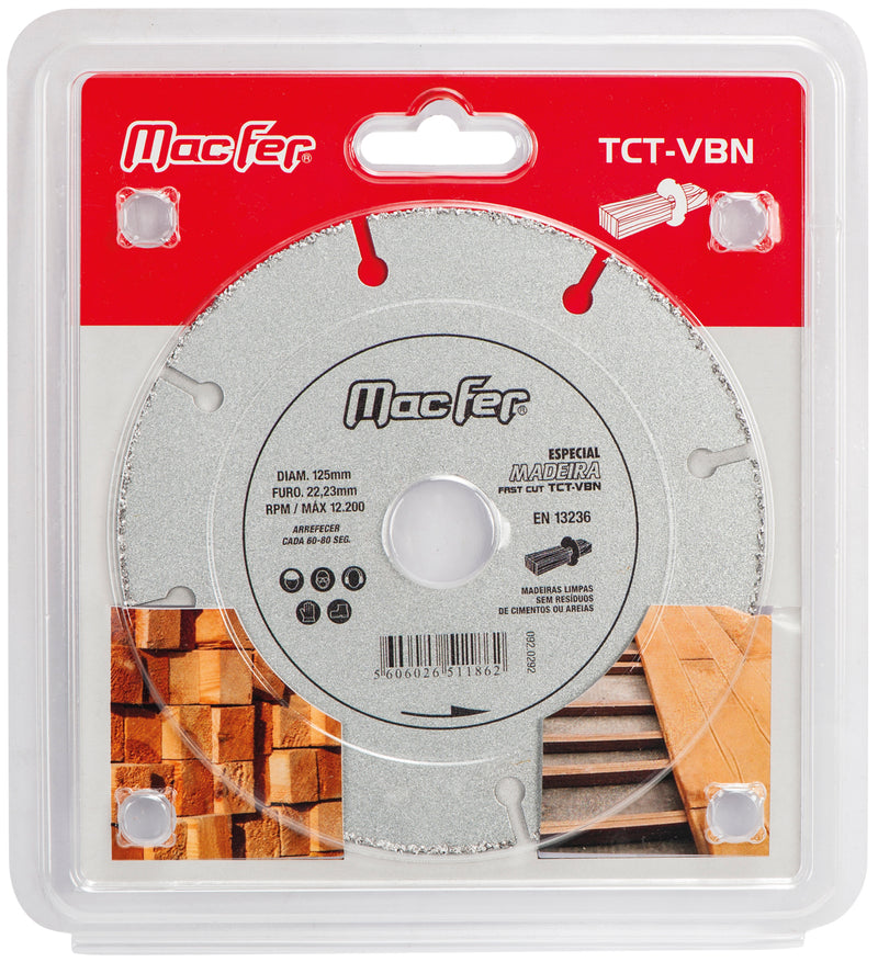 Macfer (TCT-VBN) Diamond Disc for Wood