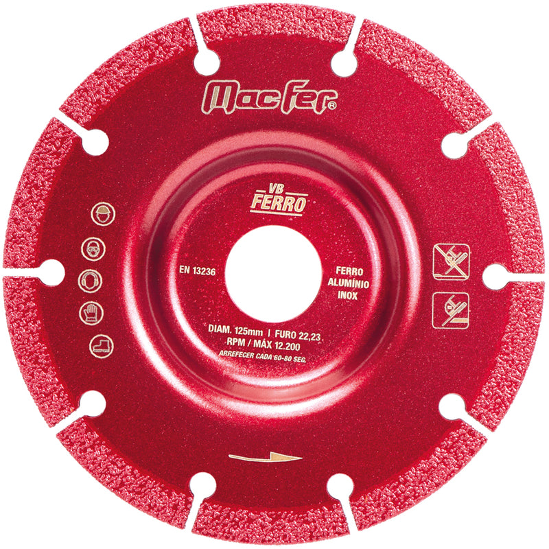 Disco de diamante Macfer (VB-Ferro)