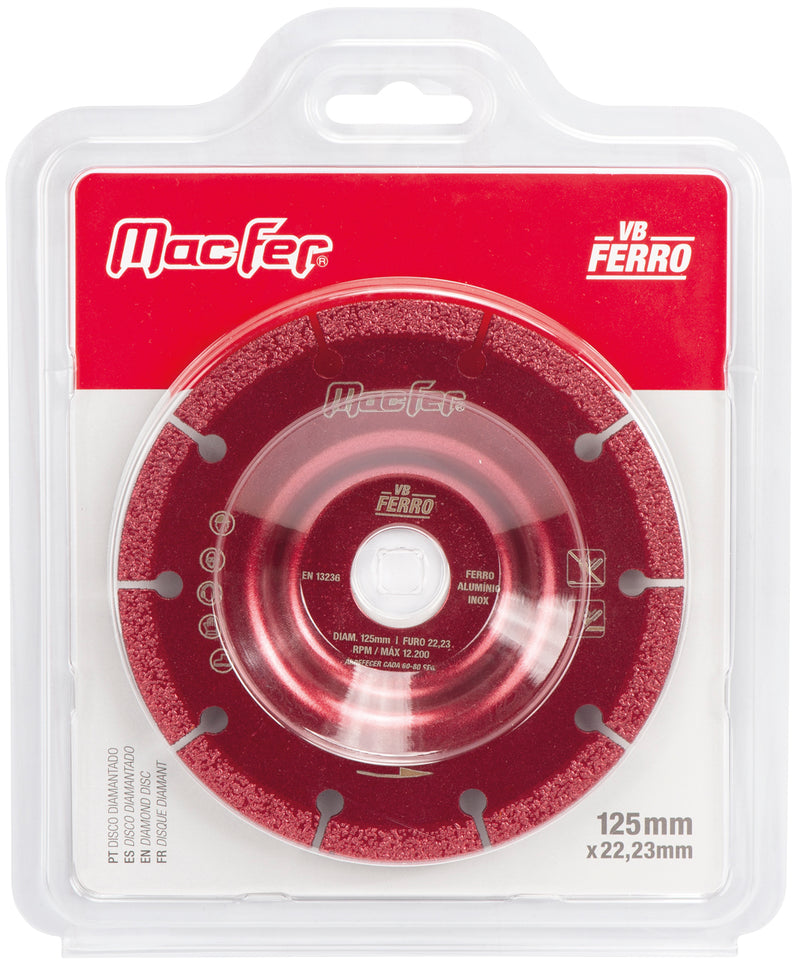 Disco de diamante Macfer (VB-Ferro)