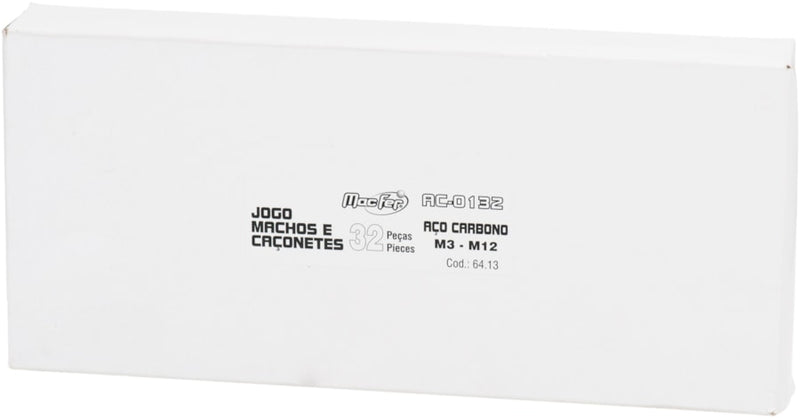 Jogo machos & caçonetes aço carbono (AC-0132)