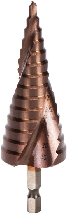 Broca escalonada HSS-M35 Co 5% (BECO)