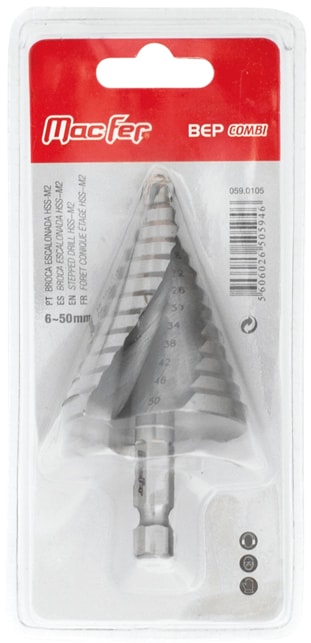 Broca escalonada HSS-M2 (BEP Combi)