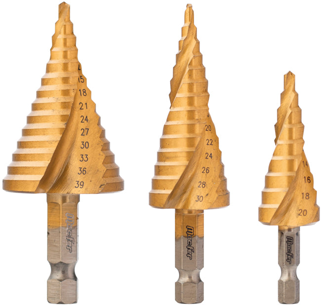 Broca Escalonada HSS-M2 Tin Macfer (BET Combi)