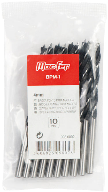 Macfer (BPM-1) Wood Pilot Drill Bit