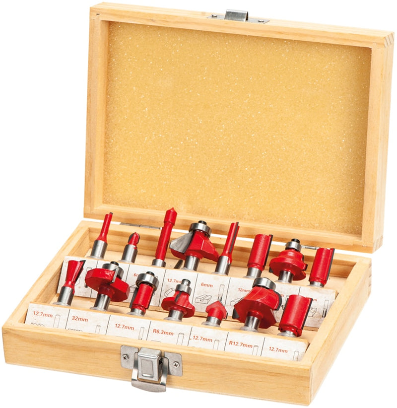 Jogo fresas tupia para madeira (FCT15-2)