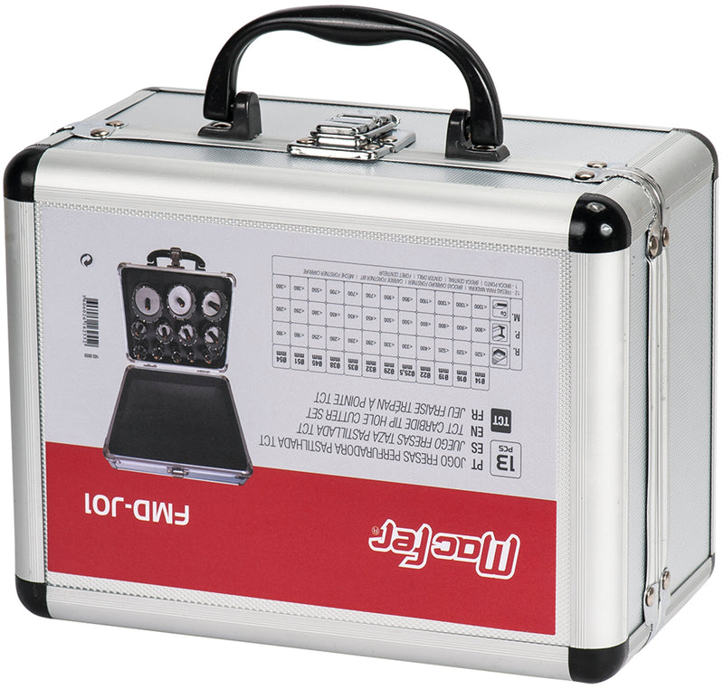 Jogo Fresas Perfuradora Pastilhada TCT Macfer (FMD-J01)