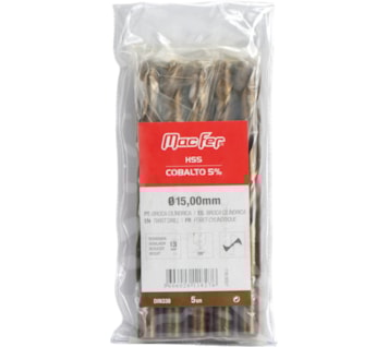 Broca cilíndrica (HSS-Cobalto 5%)