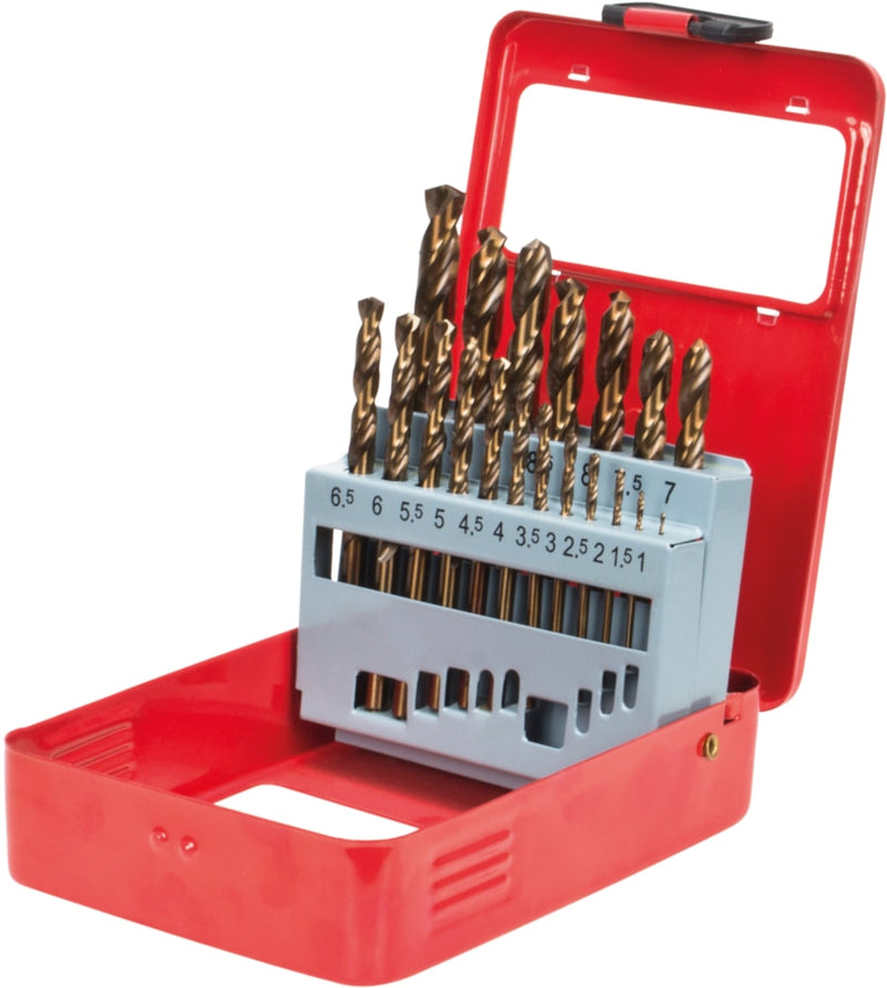 Set Of Cylindrical Drill Bits (HSS-Cobalto)