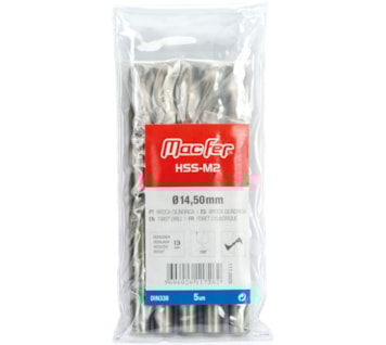 Broca cilíndrica (HSS-M2)