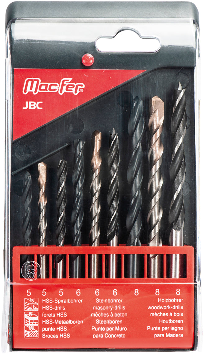 Macfer (JBC) Combination Drill Bit Set