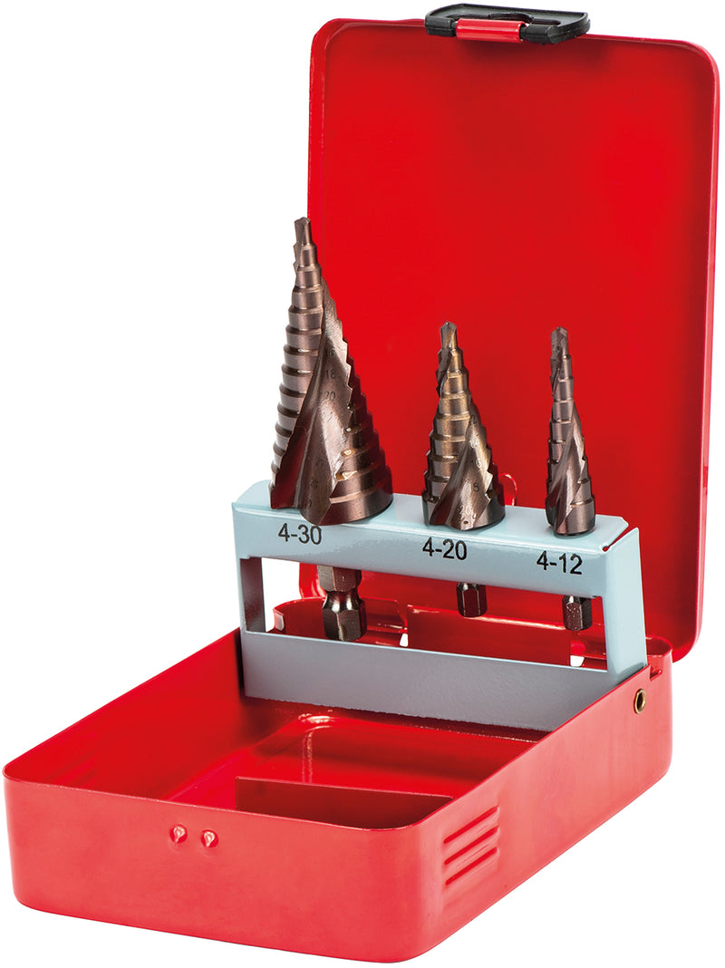 Juego de brocas escalonadas Macfer (JBECO) HSS-M35 CO 5%