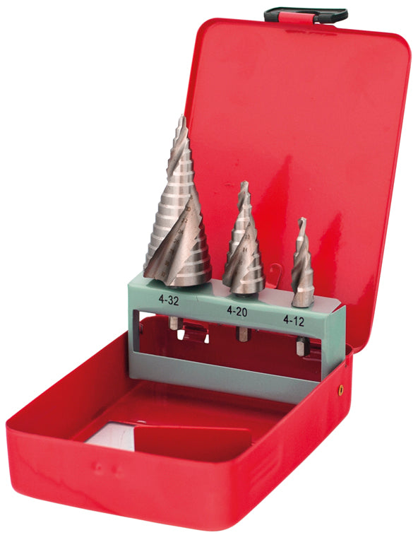 Juego de brocas escalonadas HSS-M2 Macfer (JBEP Combi)