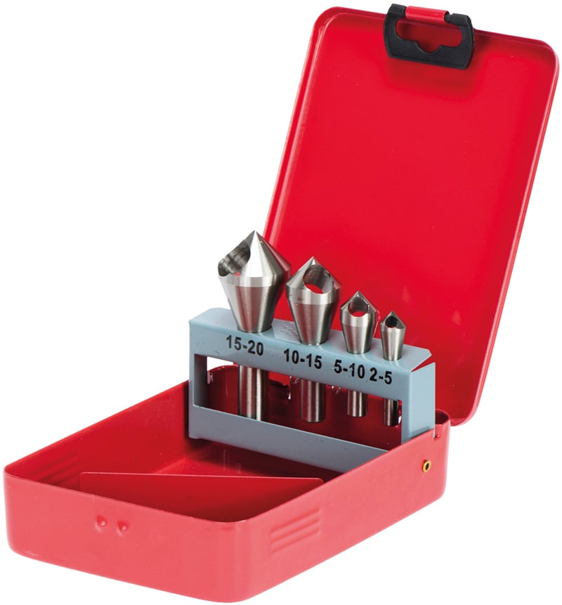 Juego de escariadores de 3 canales de 90º HSS-M2 (JC02-1)