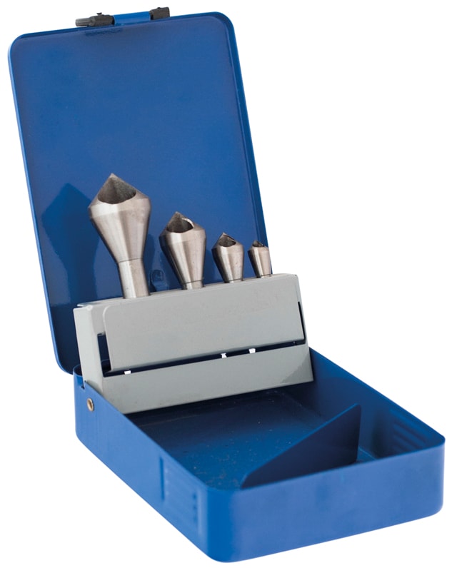 Juego de avellanadores de agujeros de 90° HSS-M2 (JF10-1)