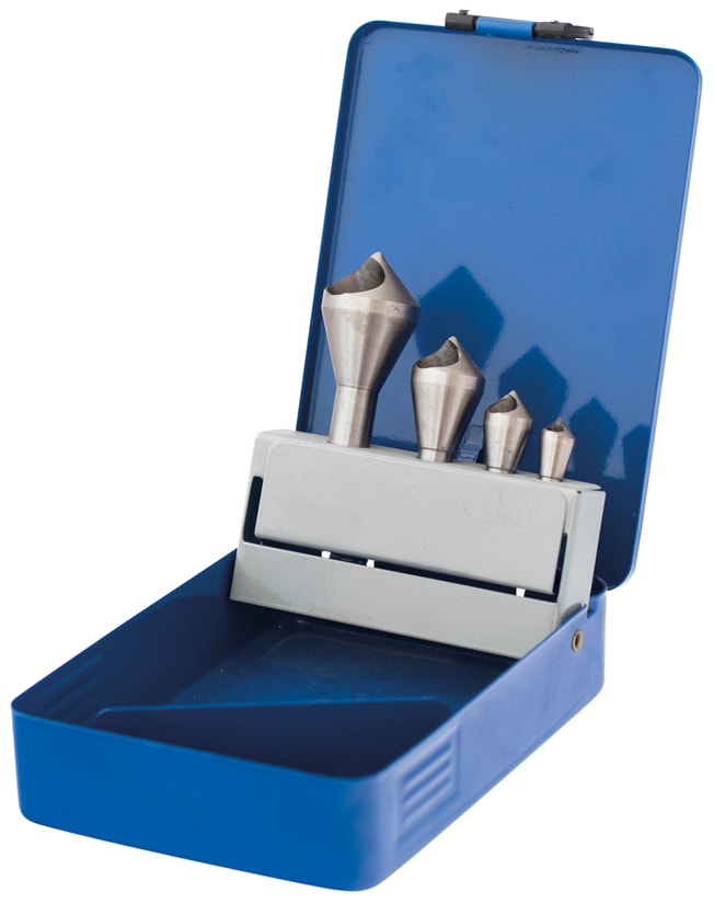 Juego de avellanadores de agujeros de 90° HSS-M2 (JF10-1)