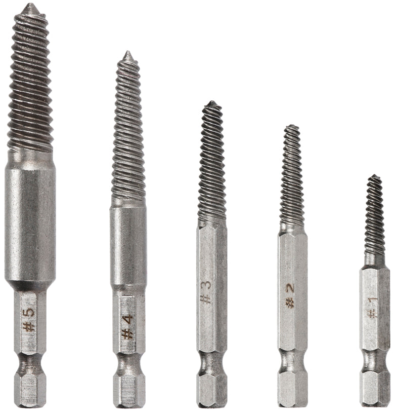 Juego de extractores de pernos hexagonales Macfer (JSH1-A) con adaptador magnético