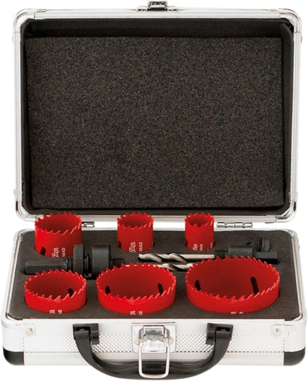 Jogo serras craneanas bimetal HSS-M42 Co 8% (M4209-11)