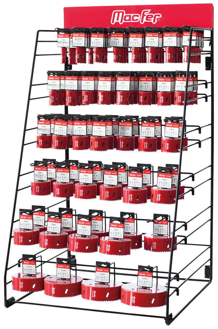 Expositor Serras Craneanas Bimetal HSS-M42 CO 8% Macfer (SC-M42-EXP)