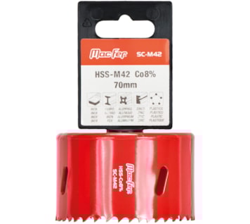 Sierra de corona bimetálica HSS-M42 Co 8% (SC-M42)