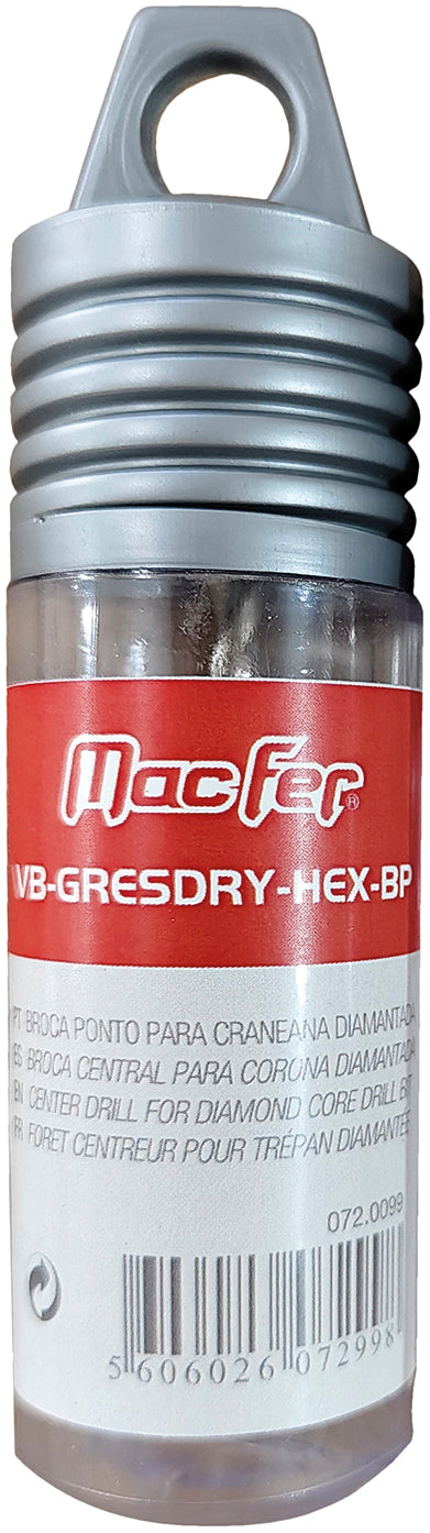 Broca Ponto para Craneana Diamantada Macfer (VB-GRESDRY-HEX-BP)