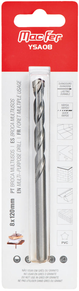 Macfer (YSA08) Multi-Purpose Drill Bit