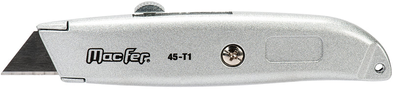 Macfer (45-T1) Professional Metal Utility Knife with Lock