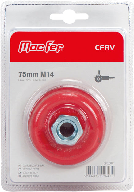Catrabucha Fibra com Rosca Tipo Vaso Macfer (CFRV-BL)