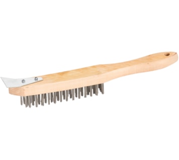 Stainless Steel Hand Brush with Scraper (EAMMR-I)
