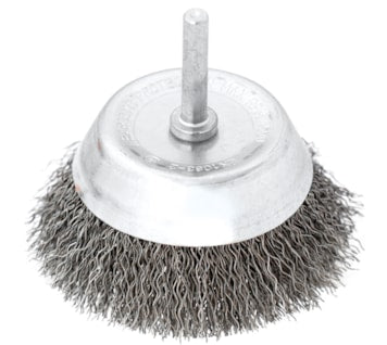 Cepillo de copa de acero inoxidable con mango (EAPT-OI) - 50 mm