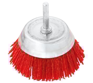 Escova de fibra tipo copo com haste (EFPT) - 50 mm