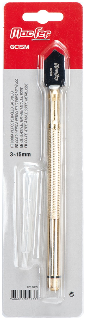 Brass Oil Glass Cutters (GC15M)
