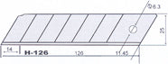 Cuchilla X-Acto Macfer (H-126) SK4