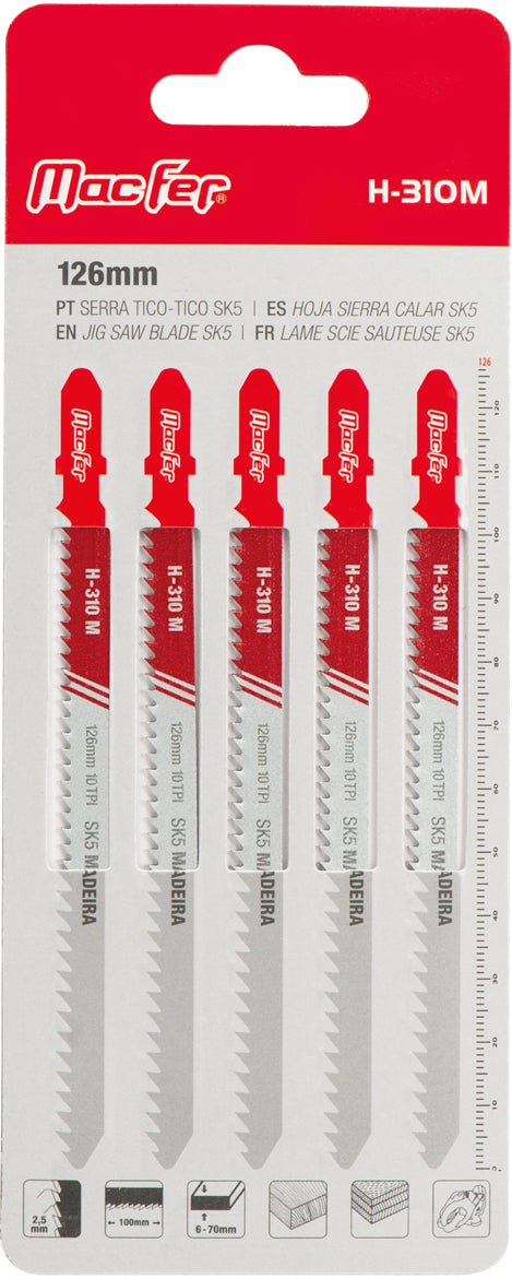 Macfer (H-310M) SK5 Jigsaw Blade