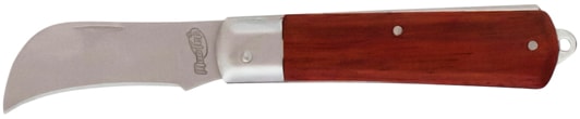 Stainless Steel Curved Tip Electrician's Knife (HK-1)