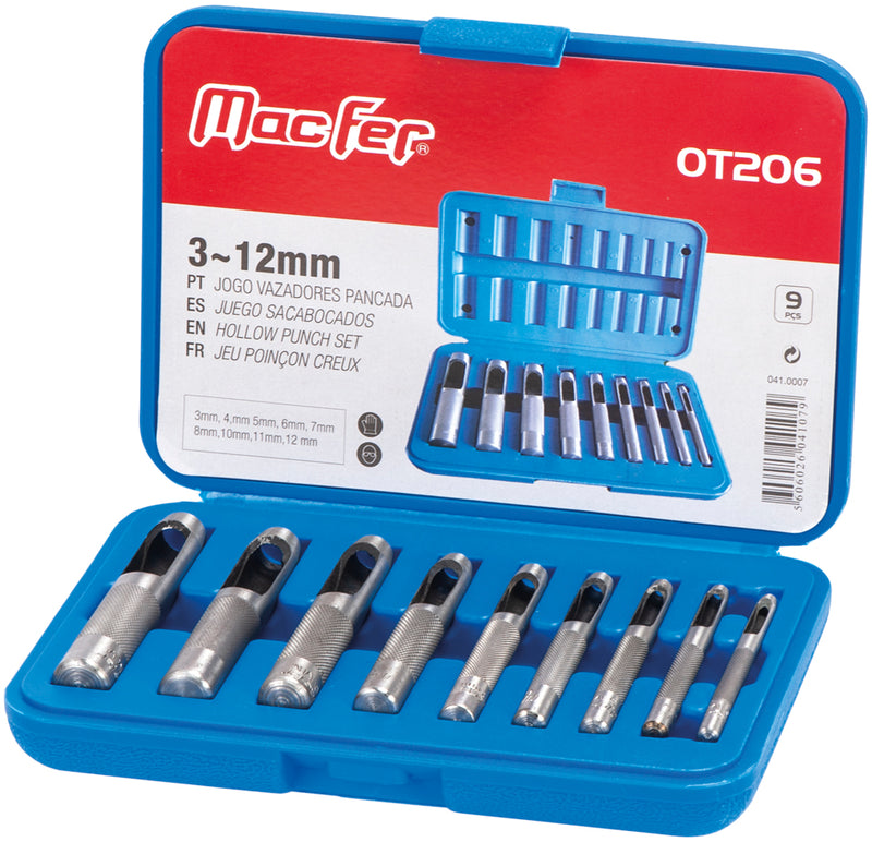 Macfer (OT206) Hollow Punch Set