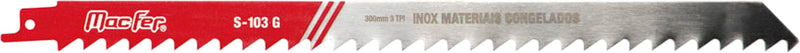 Hoja de sable de acero inoxidable para productos congelados (S-103G)