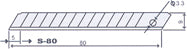Macfer (S-80) X-Acto Blade SK4