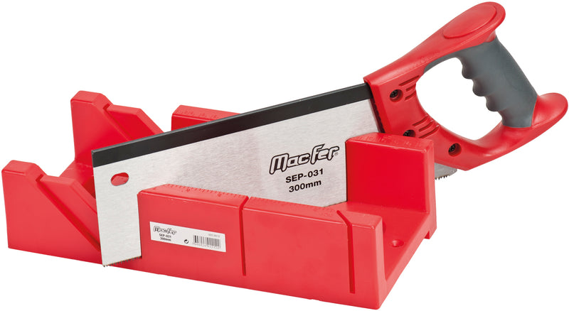 Macfer (SEP-031) Tenon Saw with 1/2 Plastic Mitre Box